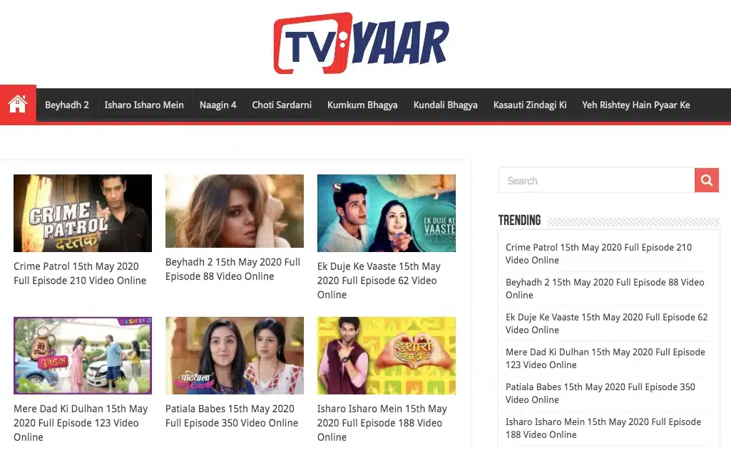 TVyaar: The One-Stop Destination for Indian Television Entertainment